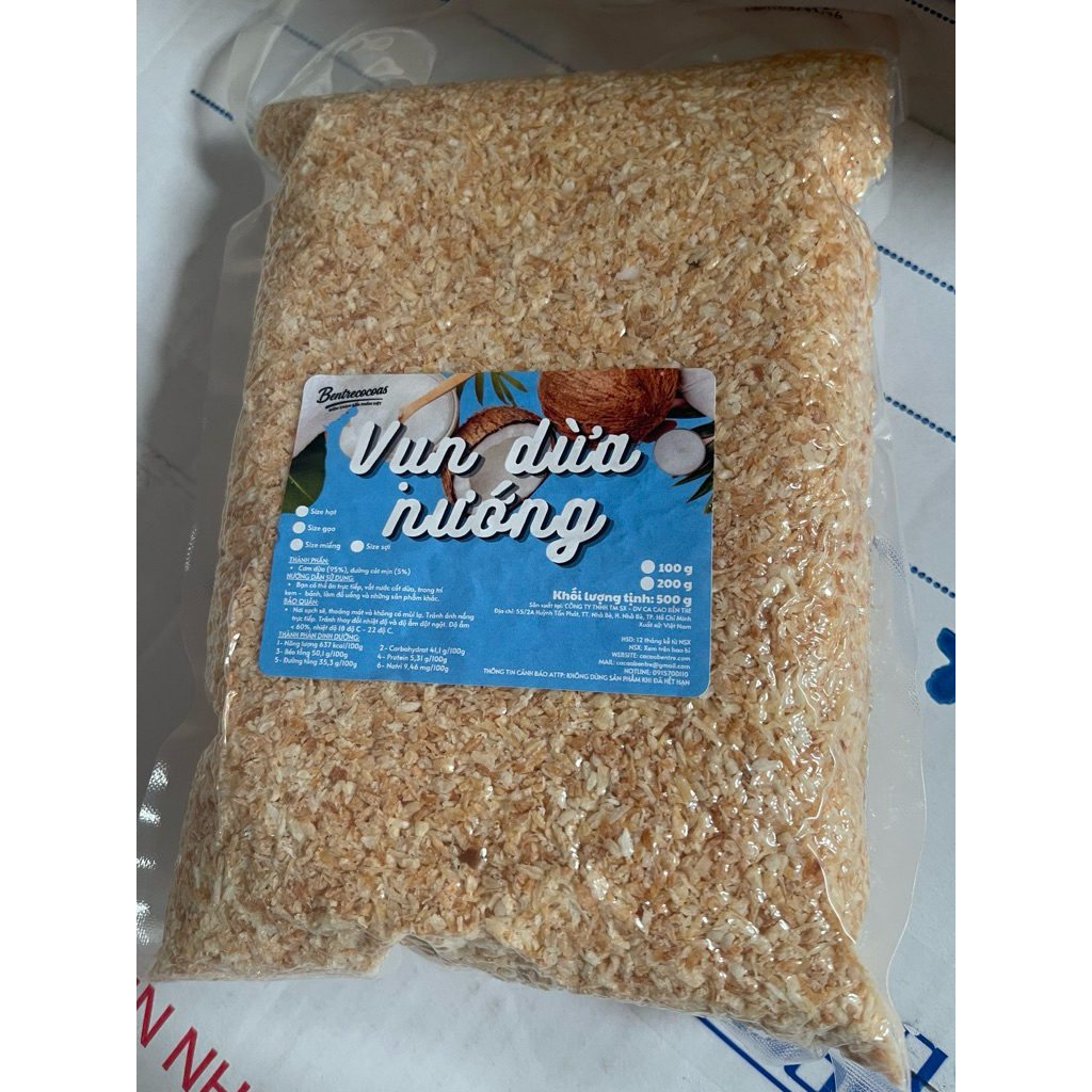 Vụn dừa nướng 500g ( Hot)