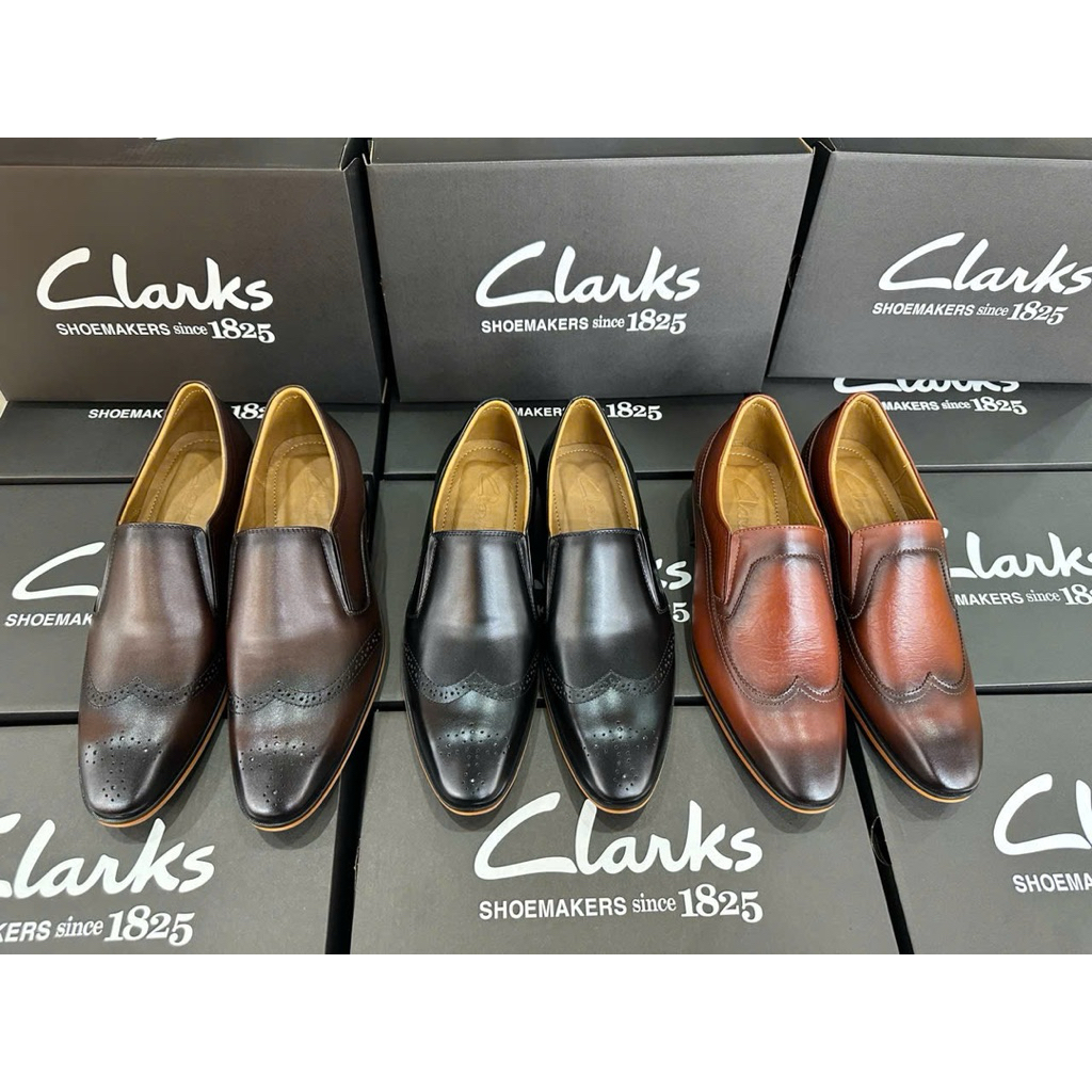 Giày Tây Lofer Clarks da thật,đế phíp cao cấp