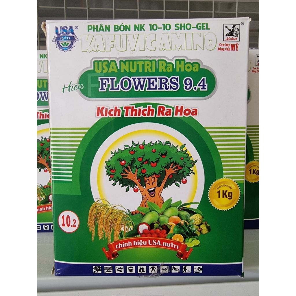 1 Hộp Flowers 9.4 1kg - kích thích ra hoa