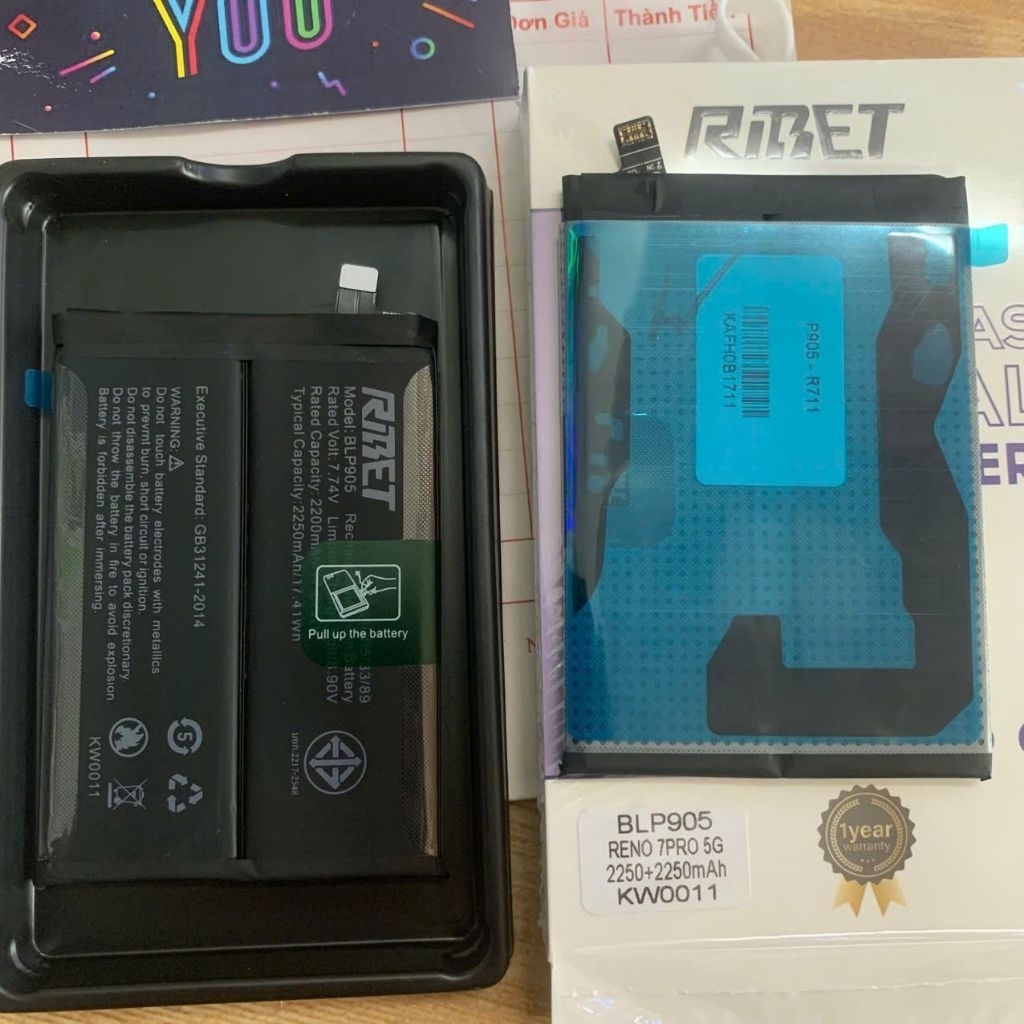 Pin oppo reno 7 pro 5G/BLP905 mới