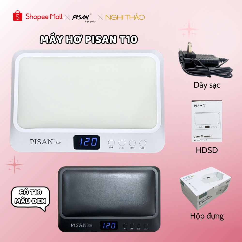  Máy hơ gel T10 PISAN khoang vừa 2 tay Nghi Thảo Official 