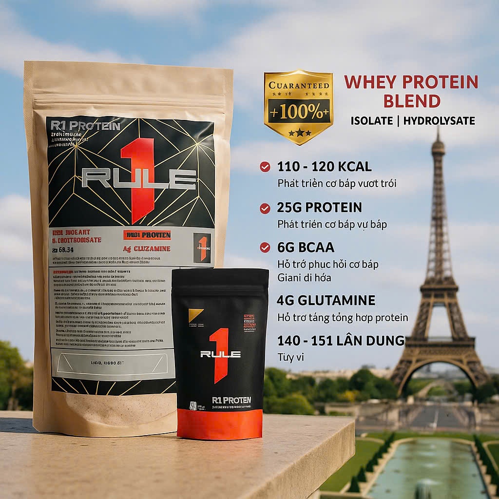 [TẶNG BÌNH LẮC] Sữa Bột Dinh Dưỡng RULE 1 PROTEIN
