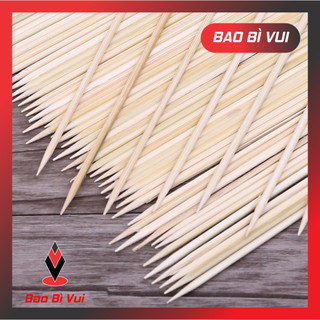 Que xiên tre 15 CM / 20 CM/ 25 CM/ 30 CM , xiên nướng tôm - BAO BÌ VUI