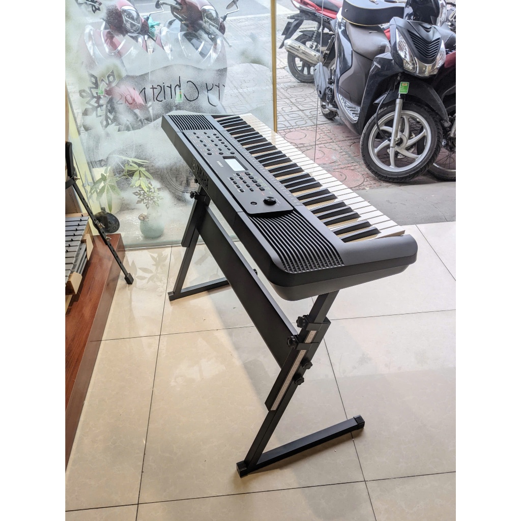 Chân đỡ đàn Organ chữ Z màu đen, có thể điều chỉnh cao thấp và gấp gọn tiện lợi
