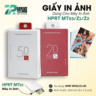  Giấy In Ảnh Nhiệt HPRT 2x3 inch Tương Thích Máy Ảnh MT53 Z1 Z2 - Hỏa tốc HCM 