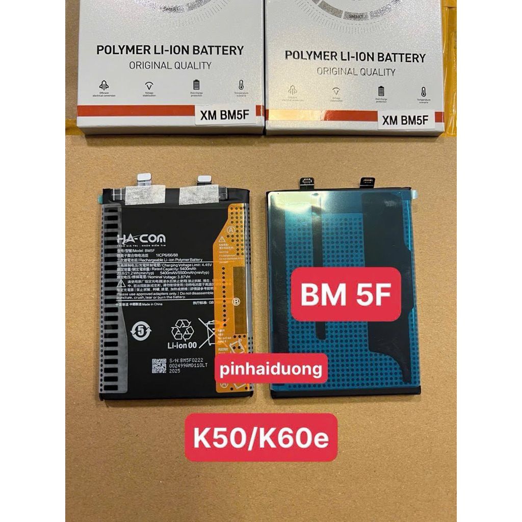 Pin BM 5F (K50/K60e) Chính hãng Hacom