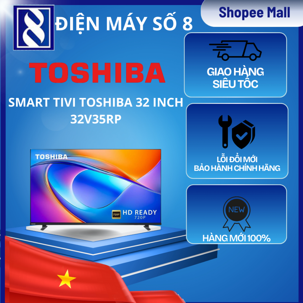 Điện Máy Số 8 | 32V35RP | Smart Tivi Toshiba 32 inch 32V35RP - Chính Hãng