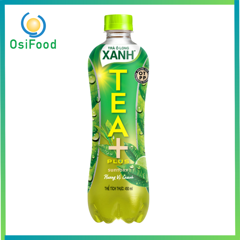 Trà Olong xanh tea plus 450ml