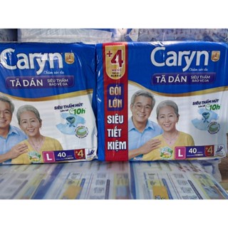 [Chính Hãng] Tã Dán Caryn Người Lớn siêu thấm Size M40, L40, XL20 miếng ( đặt tối đa 2 gói/ 1 đơn)