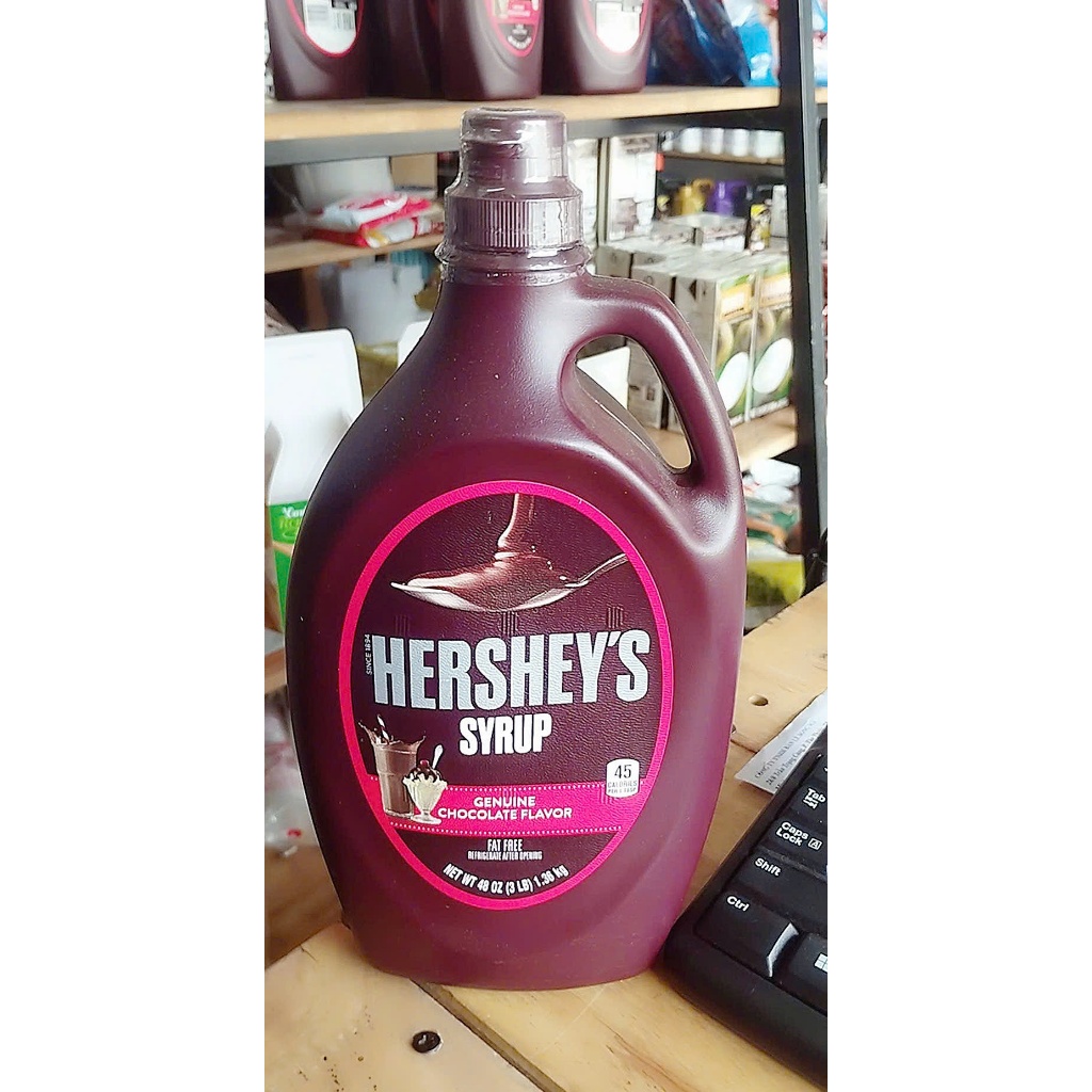 Sốt syrup Hershey's Genuine Chocolate Flavor chai 1360g
