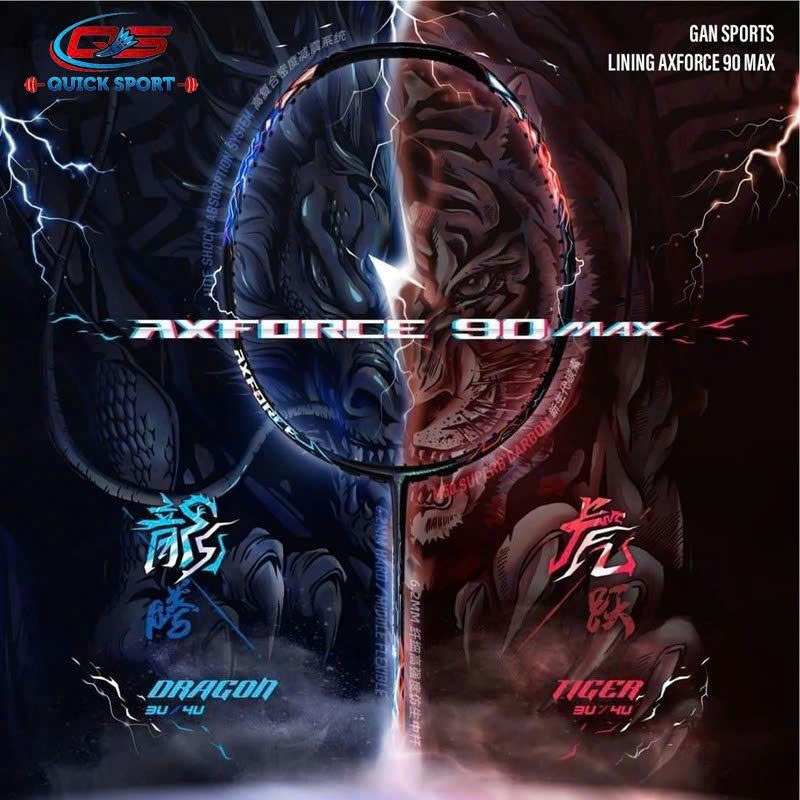 Vợt Cầu Lông LN Axforce 90, Axforce 100  Khung carbon 100% Căng Max 13kg, Tặng Bao Vợt + Quấn Cán