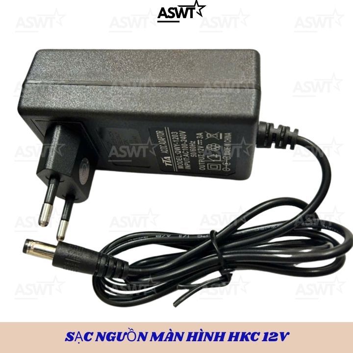 Sạc nguồn màn hình máy tính HKC 24inch 25inch 27inch 12v 2a - 3a - 5a TTA - CÓ VÁT