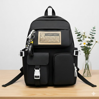 Balo Ulzzang Chống Thấm Đi Học, Đi Chơi Nam Nữ Vừa Tập A4, Laptop