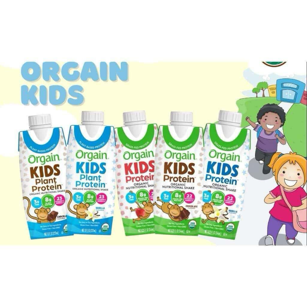 [9/2026] Sữa hữu cơ orgain Kids Protein con khỉ - giàu canxi protein