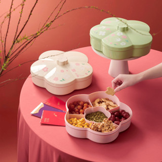  Khay hộp đựng mứt tết inochi chính hãng hộp đựng bánh kẹo tết các loại hạt điều hướng dương hạt dưa cao cấp 