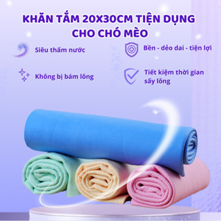 Khăn Tắm 20x30cm MASTERCARE Dành Cho Chó Mèo Magic Towel Thấm Hút Nhanh Siêu Tiện Dụng