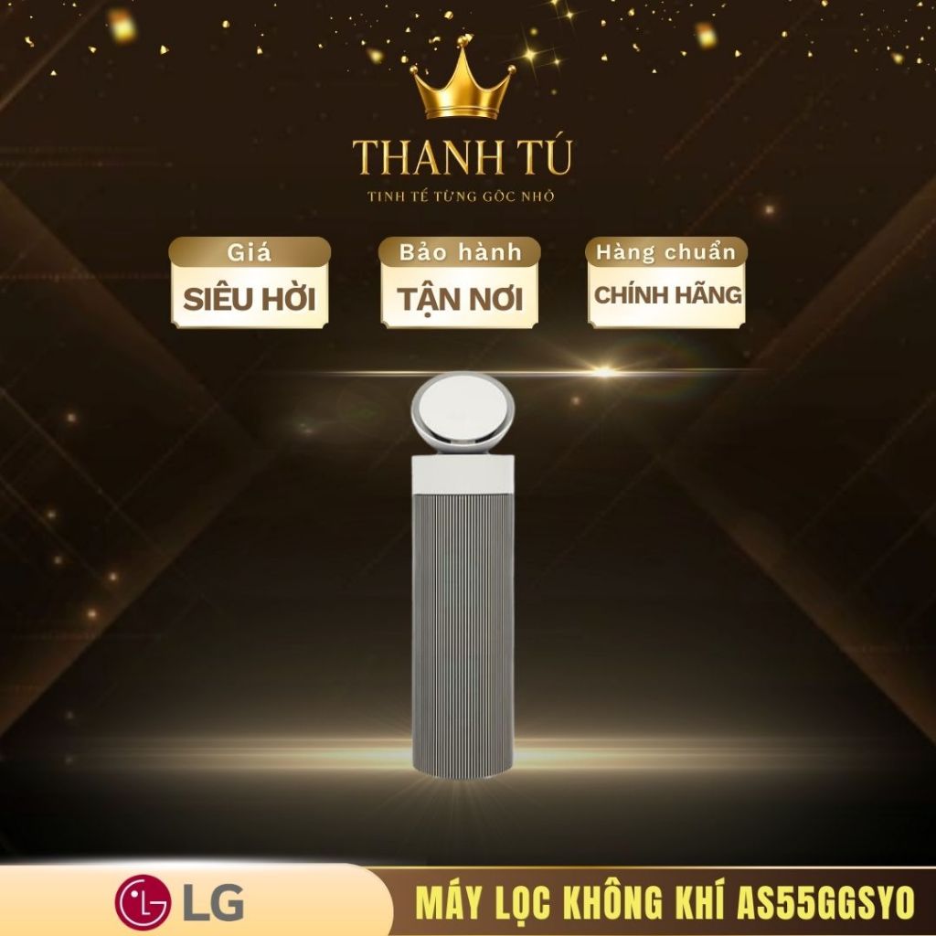 Máy lọc không khí LG PuriCare Aero Booster AS55GGSY0 55W - Lọc Sạch Không Gian