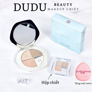  Bảng che khuyết điểm 3 màu TIMAGE che phủ thâm nám mụn quầng thâm mắt rãnh cười rãnh mắt 5g 