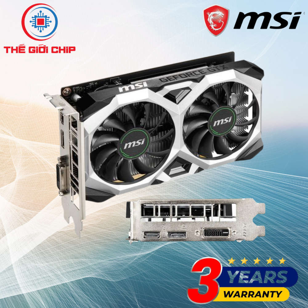Card màn hình MSI GTX 1650-4GB D6 VENTUS XS 4G OCV1 I like new Box Bảo hành 36 tháng bởi nhà cung cấ