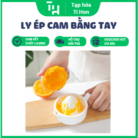 Ly Ép Cam Bằng Tay (TH6)