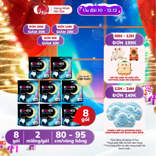 Combo 8 Băng vệ sinh Kotex Dạng Quần Cool cỡ M L 2 Miếng - Nepbeauty 