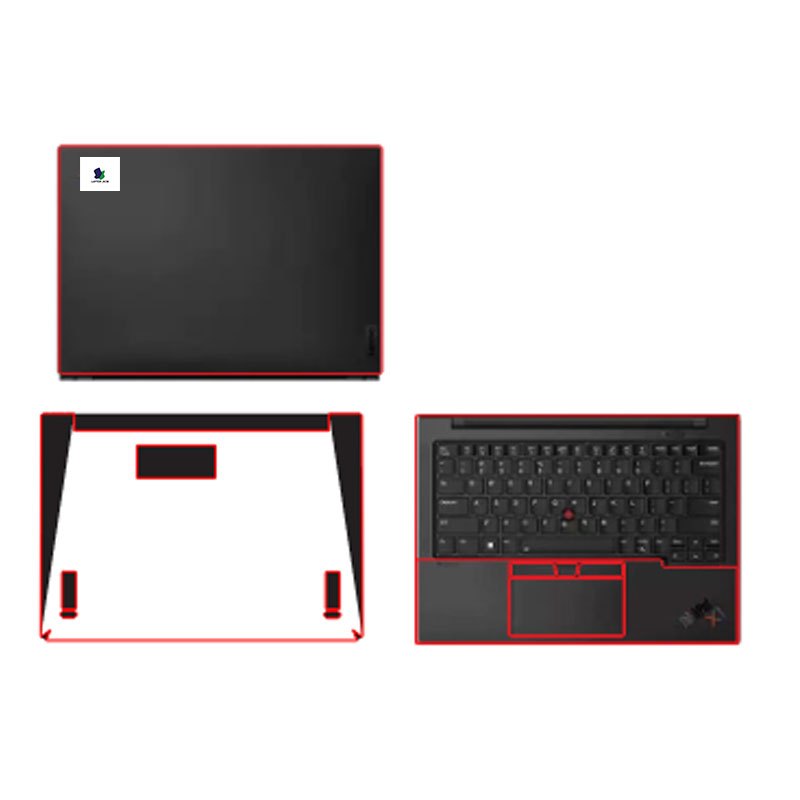 Decal skin Thinkpad X1 Carbon Gen 10 cắt sẵn mặt ABC