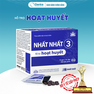  Viên Hoạt Huyết Nhất Nhất 3 - Hỗ trợ giảm hoa mắt chóng mặt đau mỏi vai gáy tê bì chân tay 
