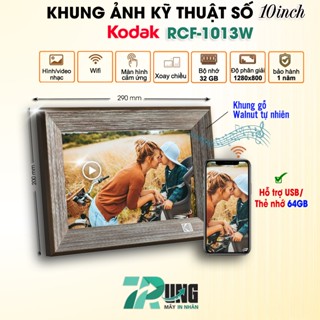  Khung ảnh chuyển động kỹ thuật số Kodak RCF-1013W màn hình 10 inch độ phân giải 1280x800 pixels 