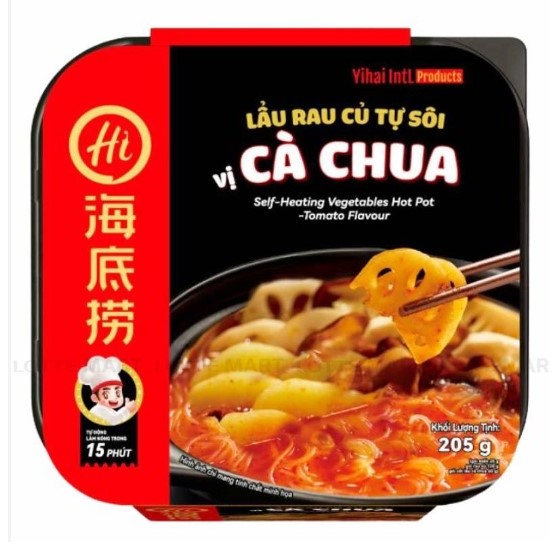[HAIDILAO] Lẩu Tự Sôi Rau Củ Haidilao Vị Cà Chua Hộp 205G
