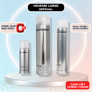  Gôm xịt tóc giữ nếp cứng cho nam nữ Buterfly - 150ml - 320ml - 600ml - mùi thơm tinh tế chính hãng 
