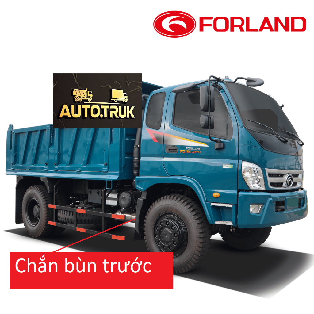Chắn bùn trước THACO 8T3 , 7T2 CẦU DẦU FORLAND FD8500A 4WD, FLD800C-4WD FD150-4WD máy điện
