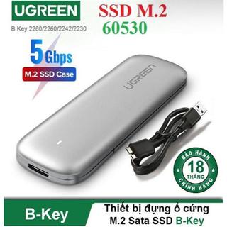 Thiết bị đựng ổ cứng m2 ugreen 60530 cm238 sata ngff cao cấp