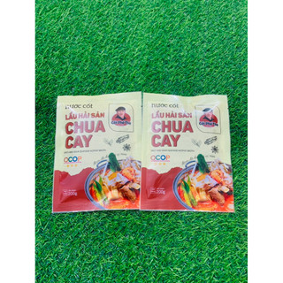 Set 3 Gói Lẩu Hải Sản Chua Cay Gói 200g  Thơm Ngon Hấp Dẫná