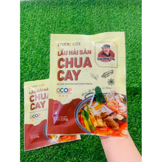 Set 3 Gói Lẩu Hải Sản Chua Cay Gói 200g  Thơm Ngon Hấp Dẫná