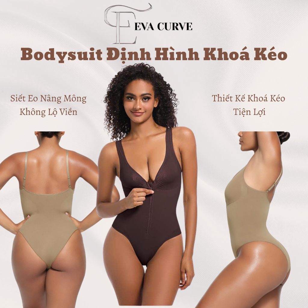 Bodysuit Định hình Toàn Thân Khoá Kéo Shapewear GIGI Bodysuit Nâng Mông Xiết Eo Thon TT010