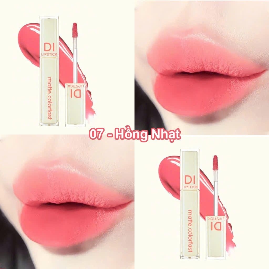 Son hồng nhạt son DI hồng phấn, son hồng lì son hồng nude, son màu hồng màu son nhẹ nhàng trong trẻo