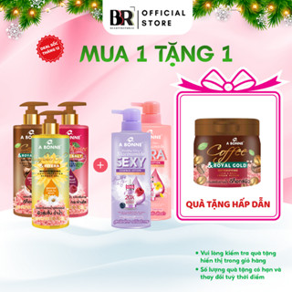  COMBO DƯỠNG DA THƠM MỊN - SPA TẠI NHÀ A BONNE’  1 Gel Tắm Cô Đặc Và 1 Sữa Dưỡng Thể Hương Nước Hoa  