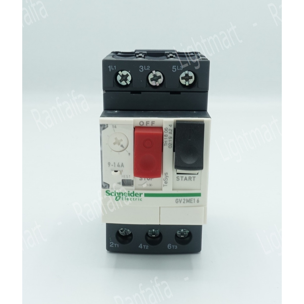 CB bảo vệ động cơ Schneider GV2ME16 (9-14A) 5.5kW