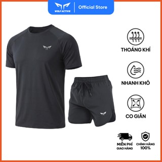 Set Đồ Thể Thao Tiết Kiệm Áo Thun Thể Thao Nam Multil Sport Quần Short Fast & Fly Nhẹ Thoáng 
