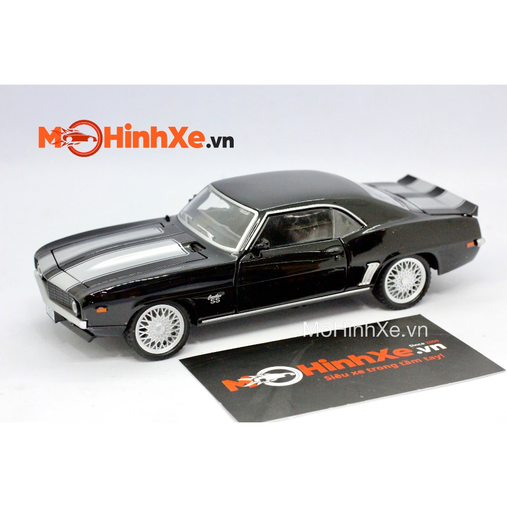 Mô hình xe 1969 Chevrolet Camaro SS 1:32 Double Horses