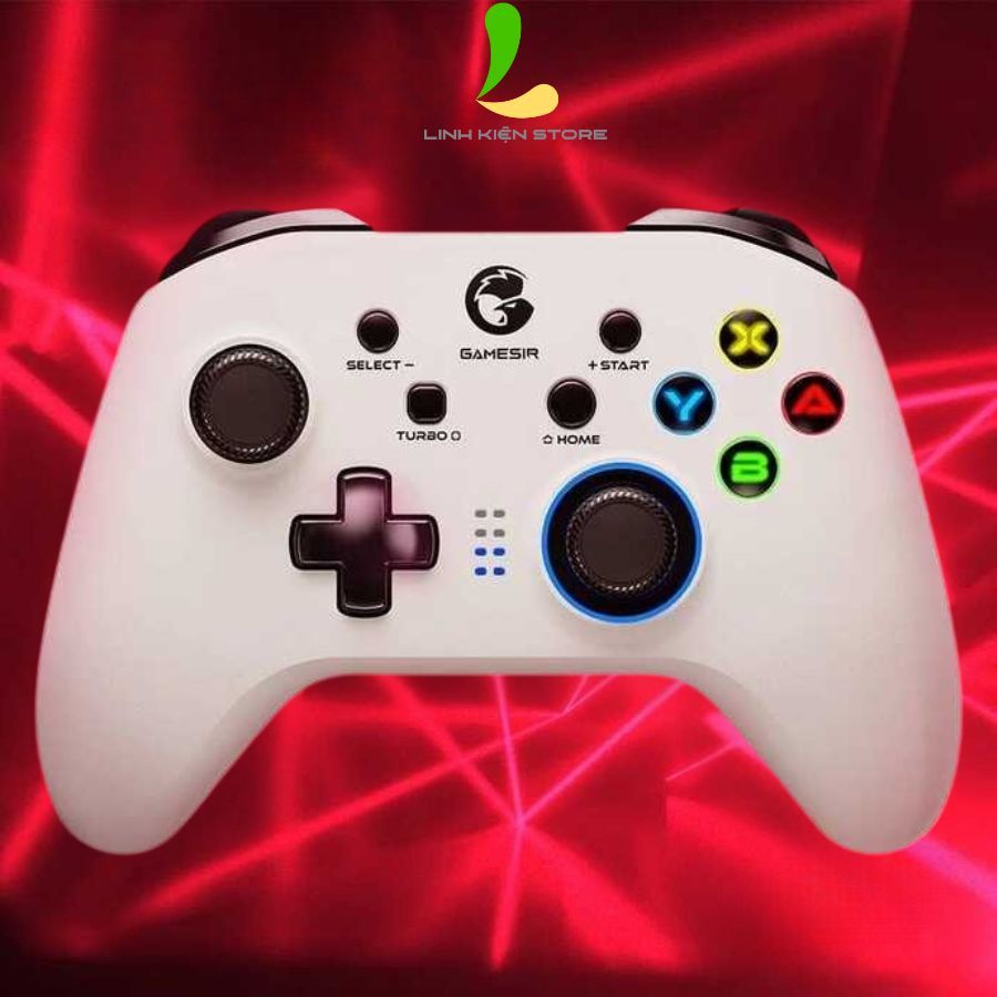 Tay Cầm Chơi Game Gamesir T4 Pro - Tay Cầm Gaming Có Đèn Led, Chế Độ Rung Cực Mạnh
