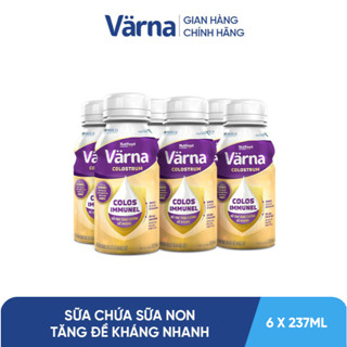   DEAL SỐC GIFT Lốc 6 Chai Sữa Bột Pha Sẵn Varna Colostrum  6 Chai X 237ml  - Bổ Sung Sữa Non Tăng Đề Kháng Cho Người Lớn 