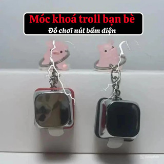 Đồ Chơi Móc Khóa điện, Móc Treo tích điện, quà tặng troll bạn bè, đồ chơi giải trí, giảm căng thẳng