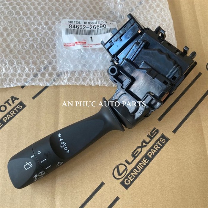 [Chính Hãng] Công tắc gạt mưa Toyota Hiace 2014-2025 #Toyota: 84652-26690, 8465226690