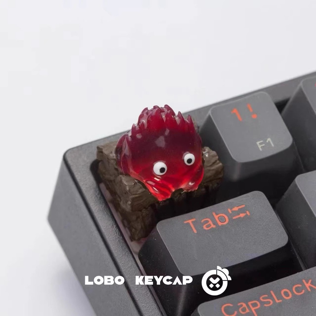 Keycap Artisan Calcifer Howl’s Moving Castle