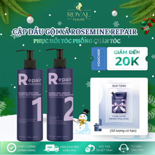  Bộ Dầu gội xả Rosemine Repair phục hồi làm phồng tóc ngăn ngừa tóc gãy rụng 500ML - 1000ML 