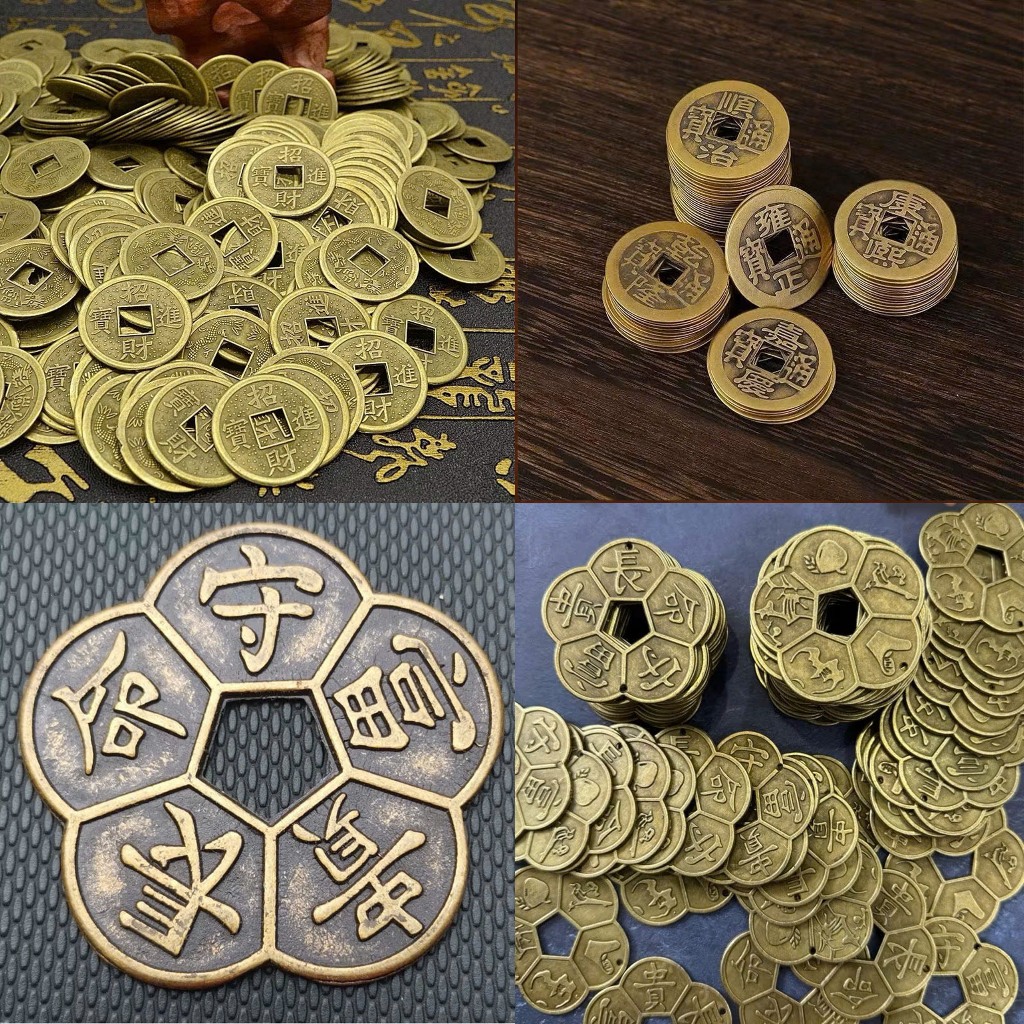(ĐÃ XIN LỘC NÚI BÀ ĐEN - TÂY NINH) Đồng Xu Xin Lộc May Mắn Đủ loại