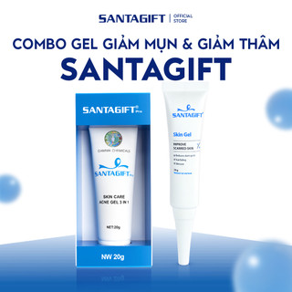  Combo Gel Giảm Mụn Và Skingel Giảm Thâm Gamma Santagift 20g - 1GGM 1SGL 