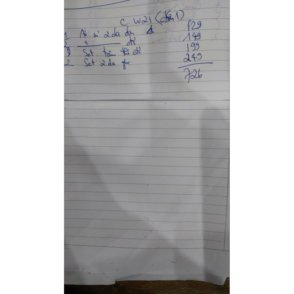 đồ. w21..( đơn 1)