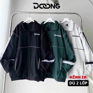  Áo khoác dù SYMBOLIC In nam nữ unisex cao cấp hot KD13 Áo bomber dù phối 2 lớp form mặc đẹp DOONG 